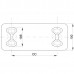 Double Transversal Round Cup Stacking Cone